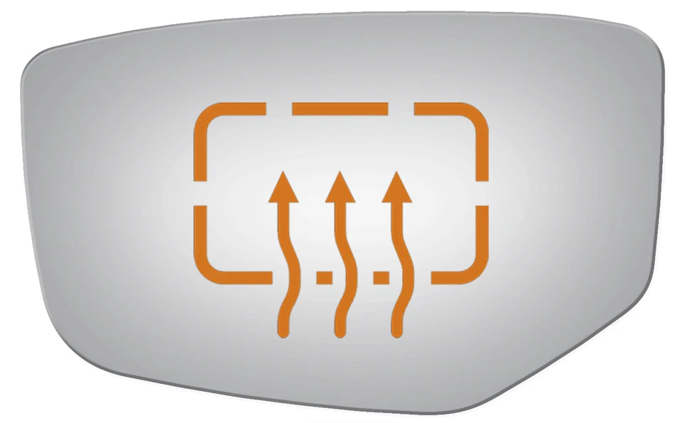 New Flat Left Mirror For 10-11 Honda Accord Crosstour W/O Backing Plate - Image 3 of 4