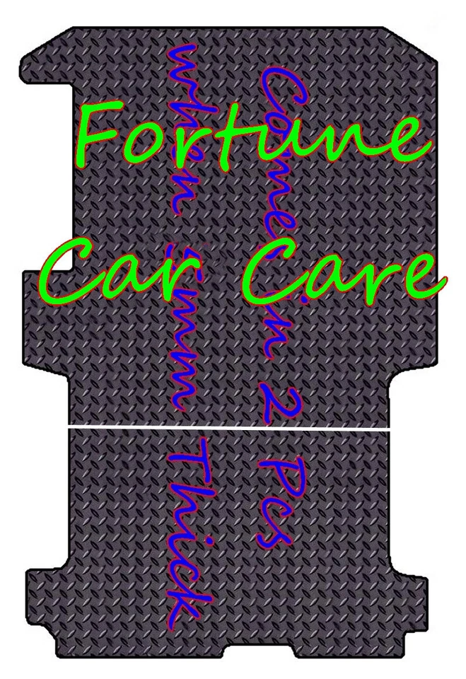 PARA RENAULT TRAFFIC/VAUXHALL VIVARO SWB 2014-EN MADERA CONTRACHAPADA AJUSTE ALFOMBRILLA DE GOMA A MEDIDA Foto 3 de 4