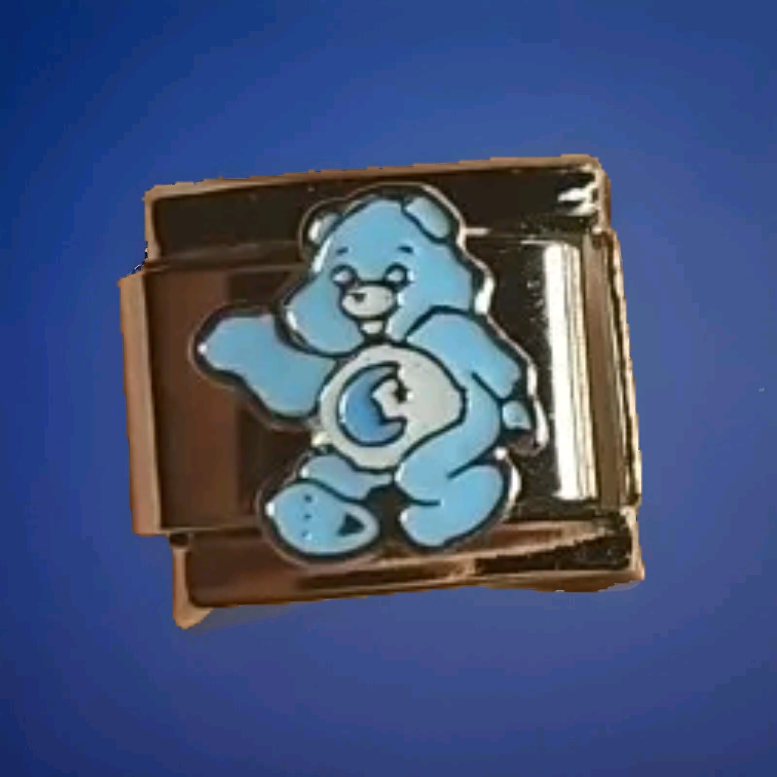 Stainless Steel Bedtime Bear Care Bears Italian Charm Link