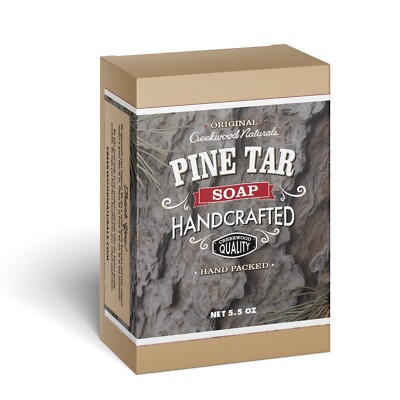Handmade Pine Tar Soap Bar - American Made All Natural Ingredients