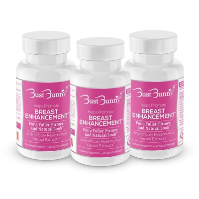 #ad AS SEEN ON TV BUST BUNNY Breast Enhancement Supplement 3 month supply $79.99