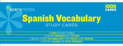 SparkNotes Study Cards Ser.: Spanish Vocabulary SparkNotes Study Cards by...