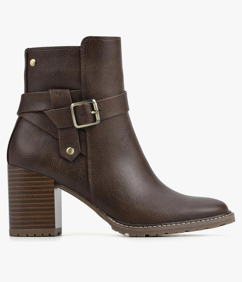 Новый белый горы Livid стек каблук женщин шнурует вверх лодыжки ботинок ботинки коричневый 9,5 - Изображение 2 из 4