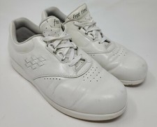 SAS TRIPAD COMFORT Womens Size 8.5 M Lace Up White Tennis Walking Shoes USA Made