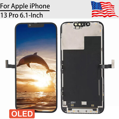 Soft OLED For Apple iPhone 13 Pro LCD Display Touch Screen Digitizer Replacement