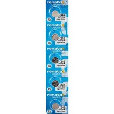 5 x Renata 346 Watch Batteries, 1.55V, 0 MERCURY equivalent SR712SW, 712