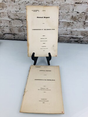 Annual Report Commissioners of the Sinking Fund February 1824 1825 Crawford 