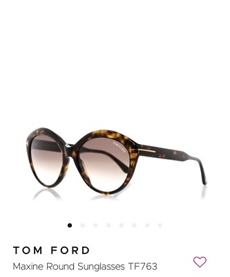 TOM FORD MAXINE WOMENS SUNGLASSES Tom Ford Maxine FT 0763 Black/smoke 56/18/140 Women  main image 3