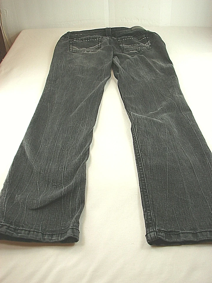 Pantalones de mezclilla Jade negros desgastados elásticos para mujer 9/10 [30 pulgadas cintura 31 pulgadas entrepierna] Foto 2 de 4