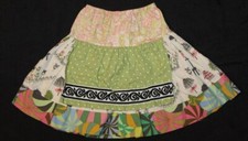Girls MATILDA JANE colorful Art Fair Gretta at Noon apron skirt Size 4