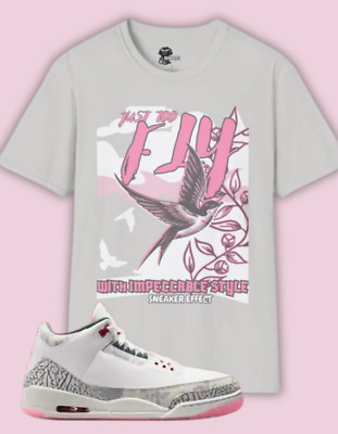 SNEAKER EFFECT TEE SHIRT to match Nike Air Jordan 3 Wings AJ3 sneakers