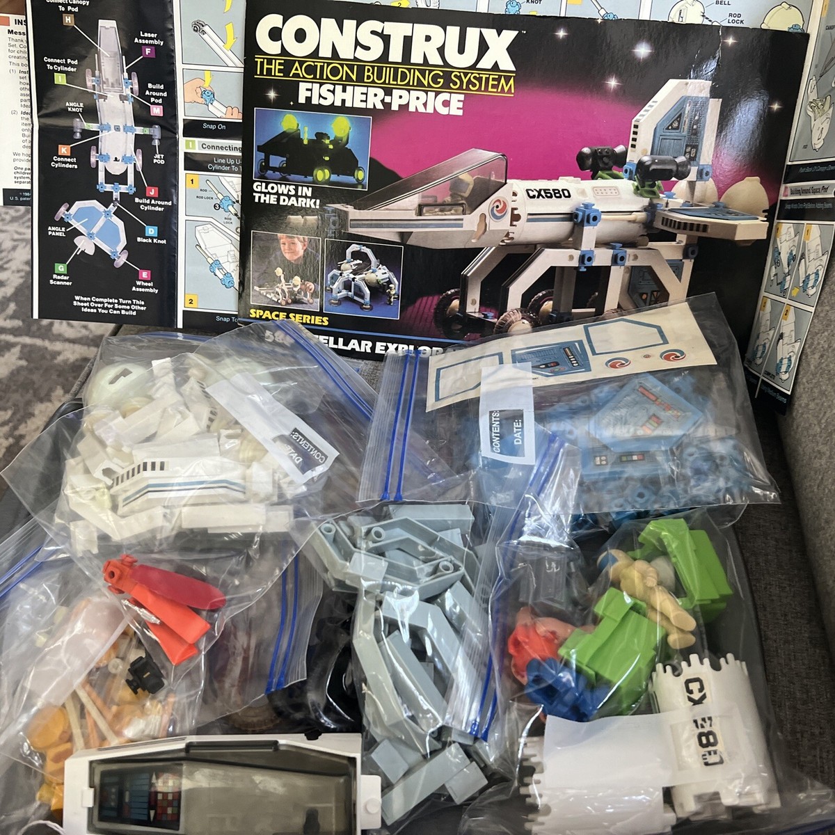 Construx Fisher Price Action Building System Space Series Z-2