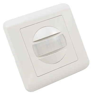 MCSHINE PIR Bewegungsmelder 160° LED geeignet 1-300W UP 2-Draht Technik 230V Unterputz