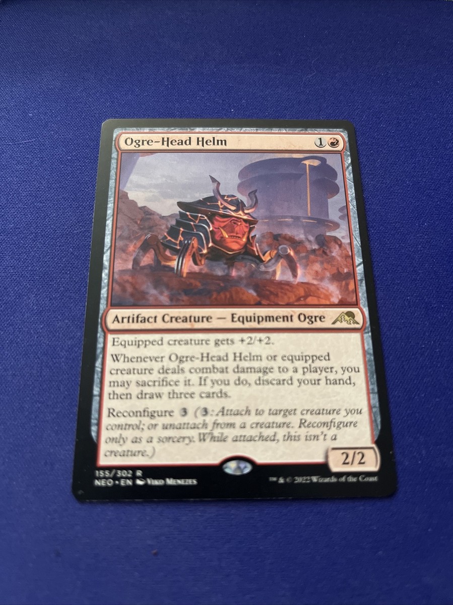 MTG Ogre-Head Helm Promo Pack: Kamigawa: Neon Dynasty 155/302 Regular | eBay MTG Ogre-Head Helm Promo Pack: Kamigawa: Neon Dynasty 155/302 Regular | eBay