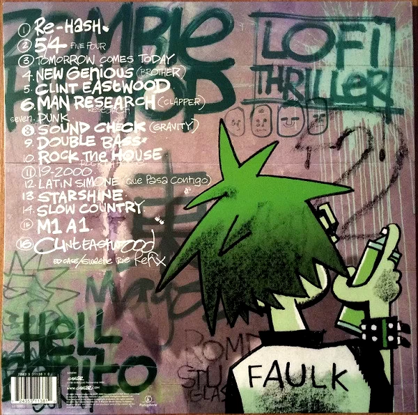 Gorillaz : Gorillaz (2015 Reissue Vinyl 2 LP Gatefold) NEW/SEALED - Image 3 of 4