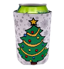 Christmas Tree Collapsible Can Coolie