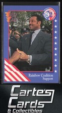 Rainbow Coalition Support 1992 Wild Card Decision '92 #88 Jesse Jackson