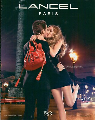 LANCEL Footwear Magazine Print Ad Advert  long legs high heels shoes 2010
