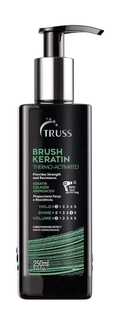 Keratin Truss Brush 250mL for Smooth Frizz-Free Hair