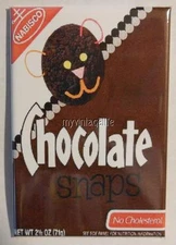 NABISCO CHOCOLATE SNAPS COOKIES NOT FOOD 2" x 3" Fridge MAGNET VINTAGE art 