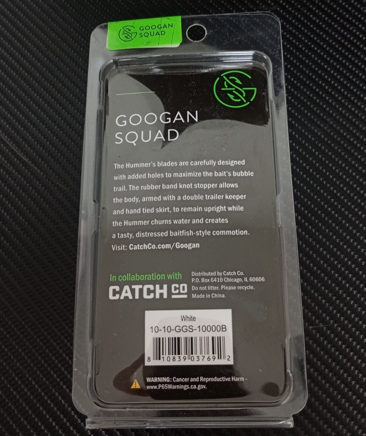 Googan Squad HUMMER BUZZBAIT Fishing Buzz Bait - White, 1/2oz - Image 3