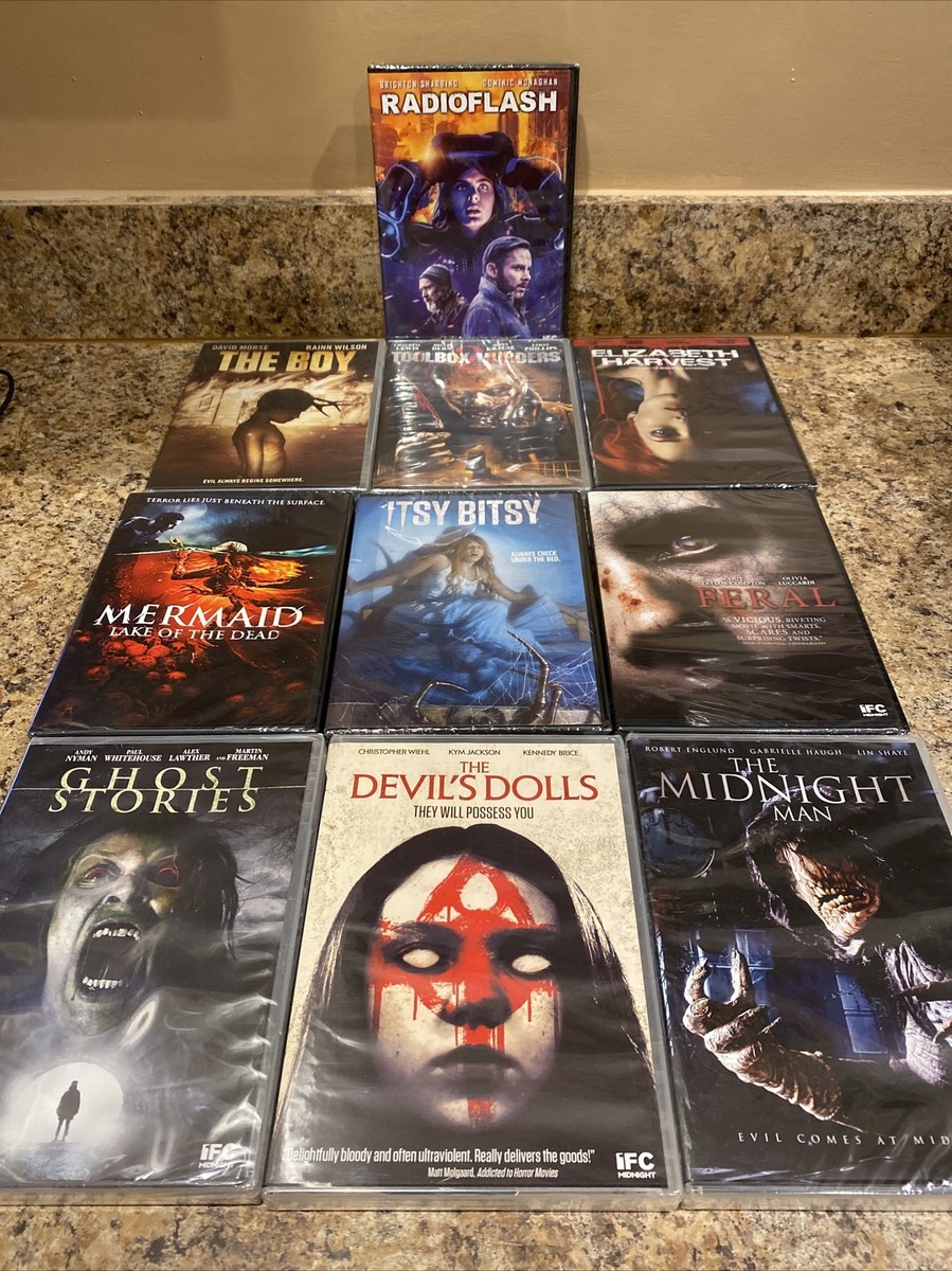 LOT OF 10 DVD SHOUT SCREAM FACTORY MOVIES IFC BRAND NEW SEALED