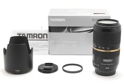 TAMRON SP 70-300 キャノンEF MINT in BOX] TAMRON SP 70-300mm F/4-5.6 Di USD Lens Canon EF