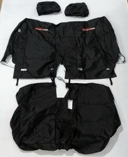 VW TRANSPORTER T6 SPORTLINE BLACK SEAT COVERS SET LEFT REAR SECOND ROW DOUBLE