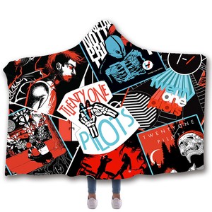Amazon.com: Twenty One Pilots Blurry face Pattern Blanket ...