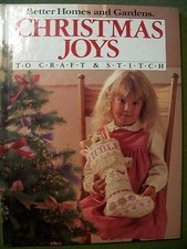 Better Homes  Gardens Christmas Joys to Craft  Stitch 1986, Hardcover 