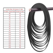 3mm Wide Flat Drive Belt Turntable Rubber Belt for LP Vinyl Record Player Phono