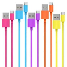 7 Pack Micro USB Fast Charging Cable For LG, Motorola, Samsung Android Phones