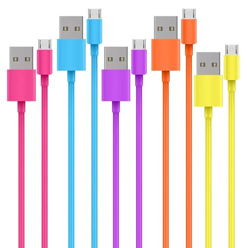 7 Pack Micro USB Fast Charging Cable For LG, Motorola, Samsung Android Phones - Picture 1 of 4