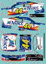  2024 Brennan Poole #44 MACC Xfinity  /64 Peel&Stick Decals