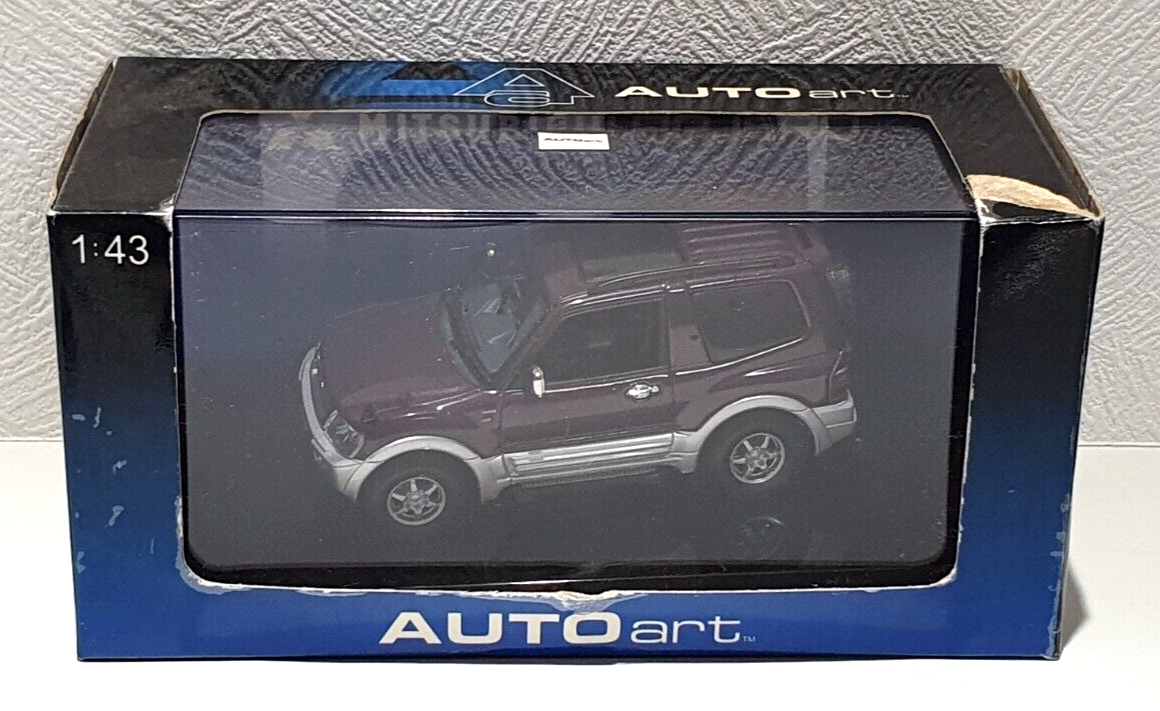 1/43 AUTOART MITSUBISHI PAJERO SWB PURPLE suv diecast car model | eBay