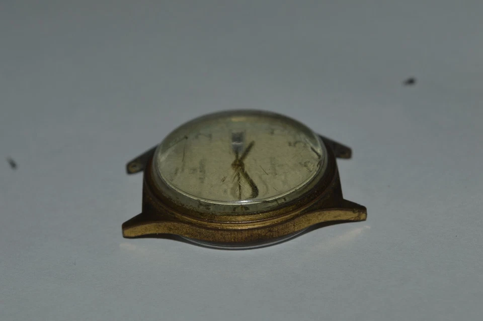 Reloj de cuarzo HELBROS 481 34mm día y fecha números arábigos no funciona se vende como está Foto 4 de 4