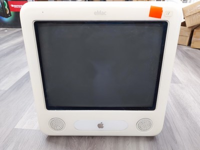       **AS IS - No Power** Vintage Apple eMac A1002 All in One Power PC Computer