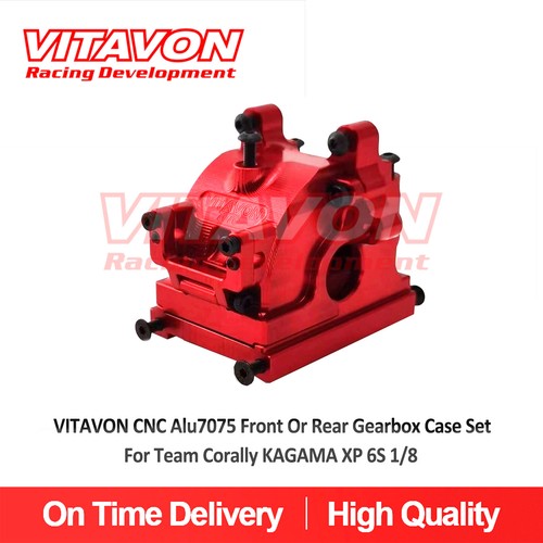 VITAVON CNC Alu7075 Front Or Rear Gearbox Case Set For Team Corally KAGAMA XP 6S - Picture 9 of 16