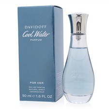 Cool Water Parfum for Her by Davidoff EDP Spray 1.6 Oz - New In Box