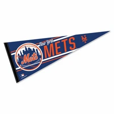 NY Mets MLB 12 in X 30 in Pennant