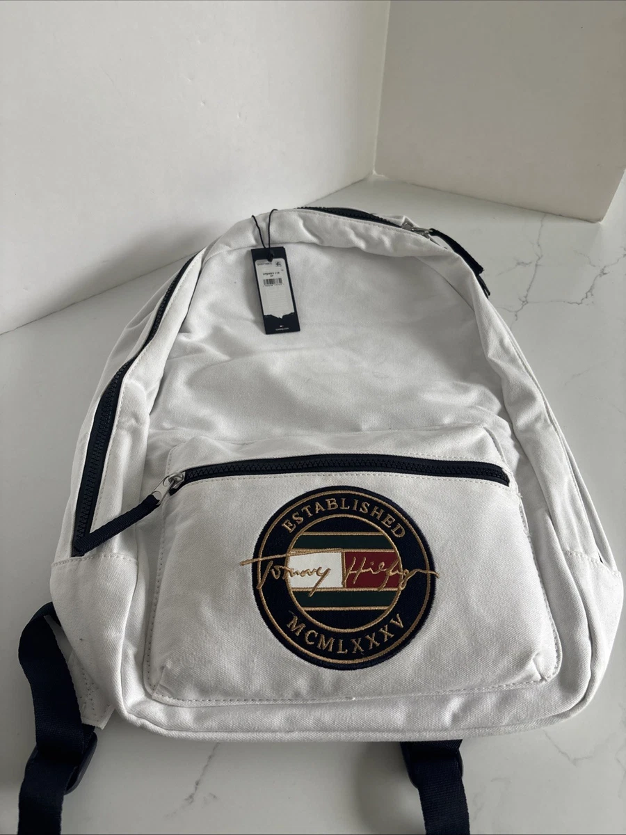 TOMMY HILFIGER Signature Logo Crest Backpack -Back pack 