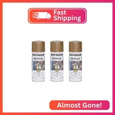Rust-Oleum Stops Rust Metallic Spray Paint, Antique Brass