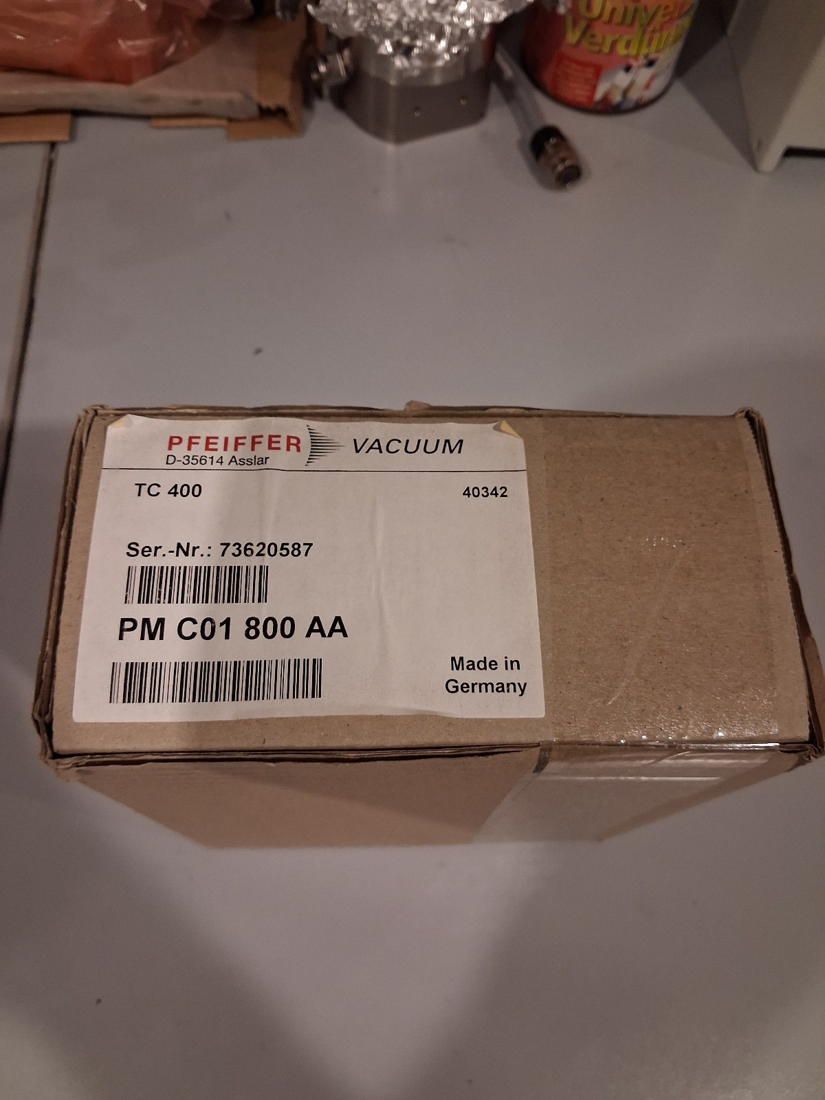 NEW Pfeiffer Vacuum TC 400 Controller f. Turbomolecular Pump PN 'PM C01 800 AA'