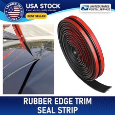 3 Meter T-shape Rubber Seal Strip Car Door Anti-noise Dustproof Sealer Black