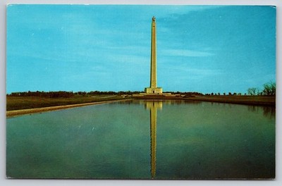 Postcard San Jacinto Monument Texas History Vintage Landmark USA Unposted