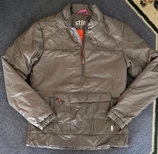 Stio Women's Rare Thermore Anorak Pullover Grey Puffer Jacket Small