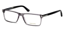 New Tom Ford Men Geometric Eyeglasses FT5408 020 Grey 56mm