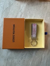 Louis Vuitton Dragonne Key Holder Key Chain LV Monogram Pink