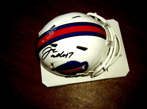 Josh Allen Signed Mini Helmet Buffalo Bills  W/COA Please read