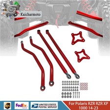 6PCS Red High Clearance Rear Radius Arms kit for 14-23 Polaris RZR RZR XP 1000